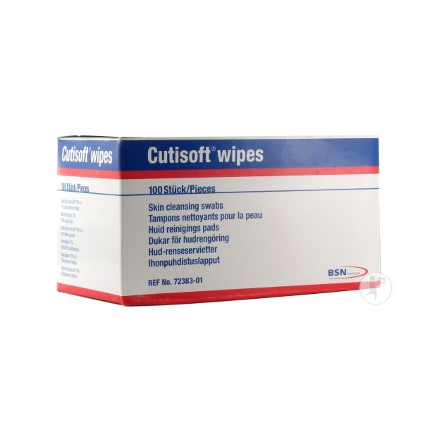 banner rammelaar wandelen Injektionsswaps/Cuti Soft wipes, 100 stk.